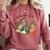 Audiobook Girlie Headphones Book Tea Love Comfort Colors Sweatshirt Orchid