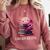 Axolotl Book Lover Librarian Reading Library Readers Comfort Colors Sweatshirt Orchid