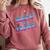 Back To Tapes Retro 80s Cassette Mixtape Nostalgia Comfort Colors Sweatshirt Orchid