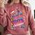 Back To-The 80 s Christmas Retro Cassette Boombox Nostalgia Comfort Colors Sweatshirt Orchid