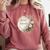 Barely Tolerable Book Lover Bookish Floral Bookworm Comfort Colors Sweatshirt Orchid