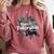 Barely Tolerable Shirt Floral Book Lover Quote Bookish Comfort Colors Sweatshirt Orchid