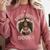 Batty About Books Reading Book Lover Men Women Distressed Comfort Colors Sweatshirt Orchid