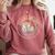 Bedtime Book Lover Reading Pajamas Comfort Colors Sweatshirt Orchid