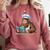 Bigfoot Reading a Cookbook Comfort Colors Sweatshirt Orchid Bigfoot Reading a Cookbook Comfort Colors Sweatshirt Orchid