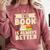The Book Is Always Better Thriller Comfort Colors Sweatshirt Orchid