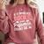 Book & Pajamas Humorous Book Lover Reading Bedtime Comfort Colors Sweatshirt Orchid
