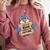 This Is My Book Character Costume Pigeon Kids Reading Comfort Colors Sweatshirt Orchid