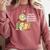 This Is My Book Character Costume Turtle Kids Reading Comfort Colors Sweatshirt Orchid