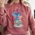 A Book A Day Keeps Reality Away Premium Tri-Blend Comfort Colors Sweatshirt Orchid