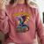 Book Dragon Mark Minson's Books Comfort Colors Sweatshirt Orchid