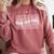 Book Fair Vibes Reader Nostalgia Comfort Colors Sweatshirt Orchid