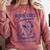 Book Girl Summer Comfort Colors Sweatshirt Orchid