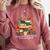 Book Lover Librarian Reading Library Readers Comfort Colors Sweatshirt Orchid