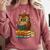 Book Lover Owl Reading Bookish Library Read Books Be Kind Comfort Colors Sweatshirt Orchid