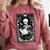 Book Lover The Reader Tarot Card Skeleton Reading Comfort Colors Sweatshirt Orchid
