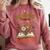 Book Lover Reading Bookish Floral Reading Powers Imagination Comfort Colors Sweatshirt Orchid