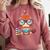 Book Lover Reading Platypus Comfort Colors Sweatshirt Orchid