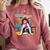 Book Lover Woman Woman Book Hangover Premium Tri-Blend Comfort Colors Sweatshirt Orchid