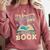 Book Lover Writer Author Comfort Colors Sweatshirt Orchid