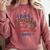 Book Lovers a Book a Day Keeps The Mental Breakdown Away Comfort Colors Sweatshirt Orchid