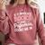 Book And Pajamas Humorous Book Lover Reading Bedtime Comfort Colors Sweatshirt Orchid