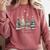 My Book Preference Has Me On The Naughty List Christmas Tree Comfort Colors Sweatshirt Orchid
