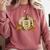 Book Pumpkin Fall Reading Thanksgiving Teacher Librarian Comfort Colors Sweatshirt Orchid