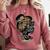 Book Reading Bookworm Book Lover Women Kids Girls Librarian Premium Comfort Colors Sweatshirt Orchid