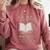 Book Reading Ugly Christmas Comfort Colors Sweatshirt Orchid
