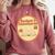 Booked & Unbothered Book Lover Tee Comfort Colors Sweatshirt Orchid