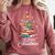 All Booked For Christmas Book Christmas Book Lover Librarian Comfort Colors Sweatshirt Orchid All Booked For Christmas Book Christmas Book Lover Librarian Comfort Colors Sweatshirt Orchid