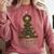 All Booked For Christmas Book Tree Book Lover Teacher Comfort Colors Sweatshirt Orchid