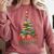 All Booked For Christmas Reading Books Librarian Holiday Comfort Colors Sweatshirt Orchid
