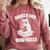 Booked And Unbothered Cat Reading Book Lovers Comfort Colors Sweatshirt Orchid