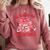 All Booked For Valentine Bow Books Lover Teacher Girl Women Comfort Colors Sweatshirt Orchid All Booked For Valentine Bow Books Lover Teacher Girl Women Comfort Colors Sweatshirt Orchid
