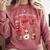 All Booked For Valentine Coquette Bow Girl Women Teacher Comfort Colors Sweatshirt Orchid All Booked For Valentine Coquette Bow Girl Women Teacher Comfort Colors Sweatshirt Orchid