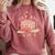 All Booked For Valentine’s Day Readers Teachers Bookworms Comfort Colors Sweatshirt Orchid