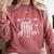 All Booked For Valentines Shirt Romantic Cupid Roses Books Comfort Colors Sweatshirt Orchid