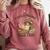 Bookish Feral Moms Book Club Raccoon Mother's Day Bookworm Comfort Colors Sweatshirt Orchid Bookish Feral Moms Book Club Raccoon Mother's Day Bookworm Comfort Colors Sweatshirt Orchid
