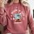Bookish Mental Health Book A Day Retro Read More Book Comfort Colors Sweatshirt Orchid