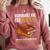 Bookmarks Are For Quitters Book Lover Saying Comfort Colors Sweatshirt Orchid