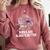 Books Are Always Better Positive Quotes Bookworm Positivity Premium Tri-Blend Comfort Colors Sweatshirt Orchid