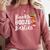 Books Booze And Besties Book Lover Bestie Squad Twinning Comfort Colors Sweatshirt Orchid