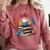 “Books Coffee & Yarn Enthusiast Cozy Reader Comfort Colors Sweatshirt Orchid “Books Coffee & Yarn Enthusiast Cozy Reader Comfort Colors Sweatshirt Orchid