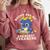 Books Are My Greatest Treasure Kawaii Dragon Reading Books Comfort Colors Sweatshirt Orchid