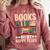 Books Are My Happy Place Comfort Colors Sweatshirt Orchid