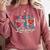 Books Are My Love Language Comfort Colors Sweatshirt Orchid