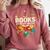 Books Are My Love Language Reading Lover Librarian Valentine Comfort Colors Sweatshirt Orchid