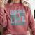 Books Are My Love Language Retro Book Quote Comfort Colors Sweatshirt Orchid